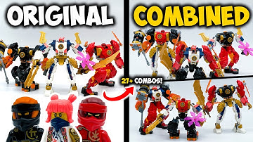 Combining the 2024 Ninjago Mechs! ALL 27+ Combinations!