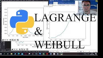 Polinômio Interpolador de Lagrange e Distribuição de Weilbull - Python 3(Pycharm)