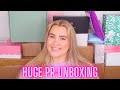 HUGE PR UNBOXING! SO MUCH FREE MAKEUP! | Paige Koren