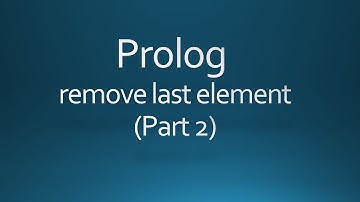 prolog remove last element (Part 2)