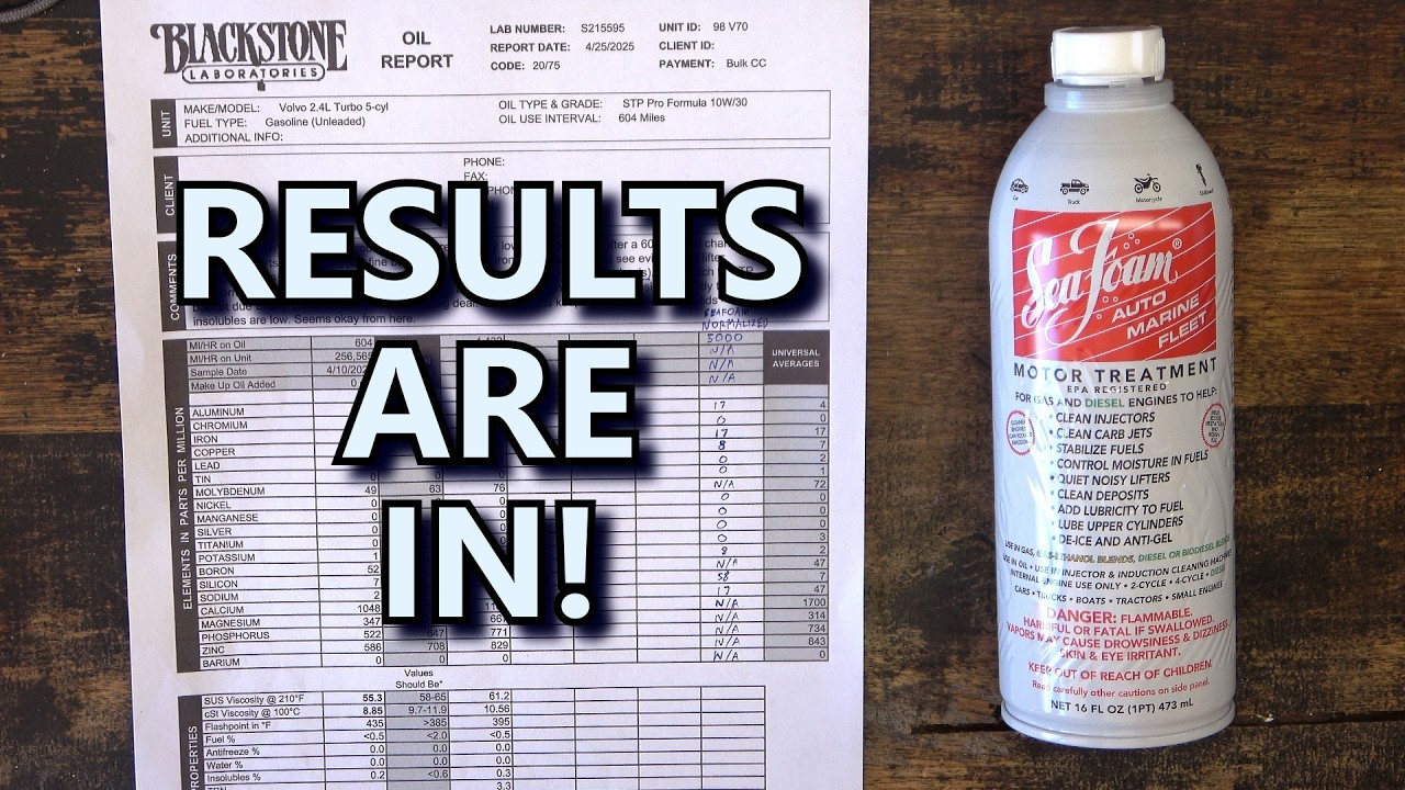 Did Seafoam Hurt My Engine?  Oil Analysis Discussion!