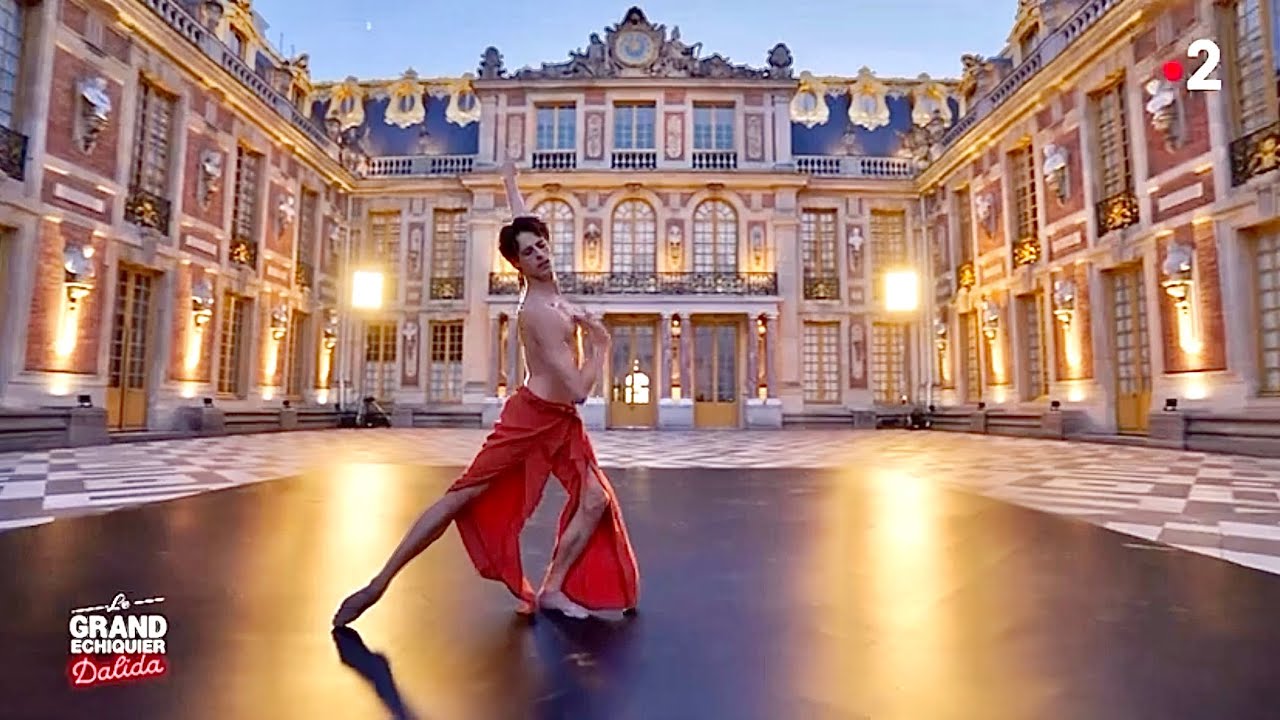 Le danseur Germain Louvet de l’Opéra de Paris au château de Versailles- hommage à Dalida 18/03/2025