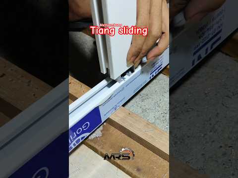 mudah kok #tipsandtricks #tutorial #aluminium #sliding #pemula #shorts