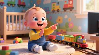 Whoosh Whoosh Long Train Fun 🚆🎶 | Fun Baby Song | Nursery Rhymes for Kids