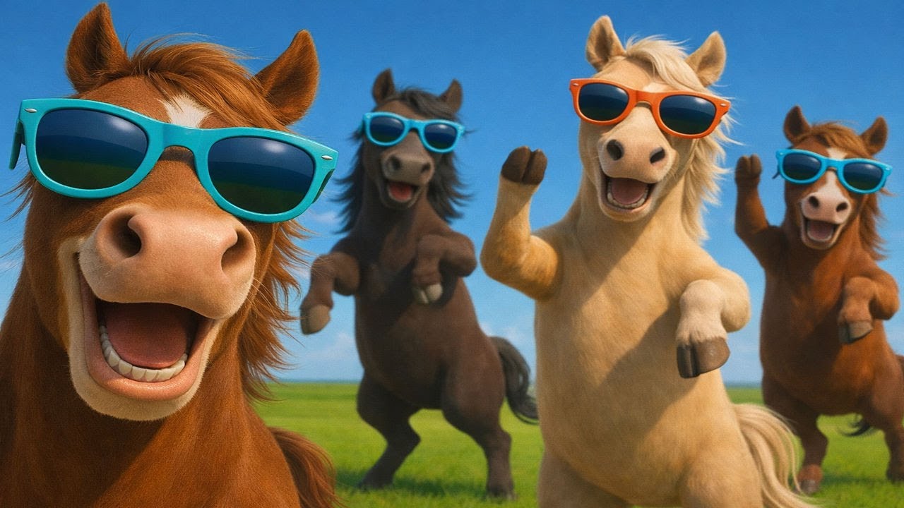 This Horse Just Dropped a Dance Battle 😂 Funniest Horse Moves Ever!