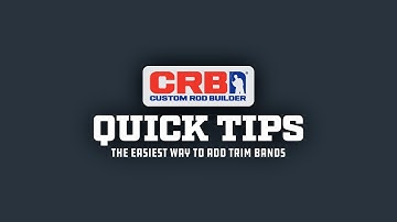 Learn the EASIEST WAY to WRAP TRIM BANDS | Quick Tips with CRB
