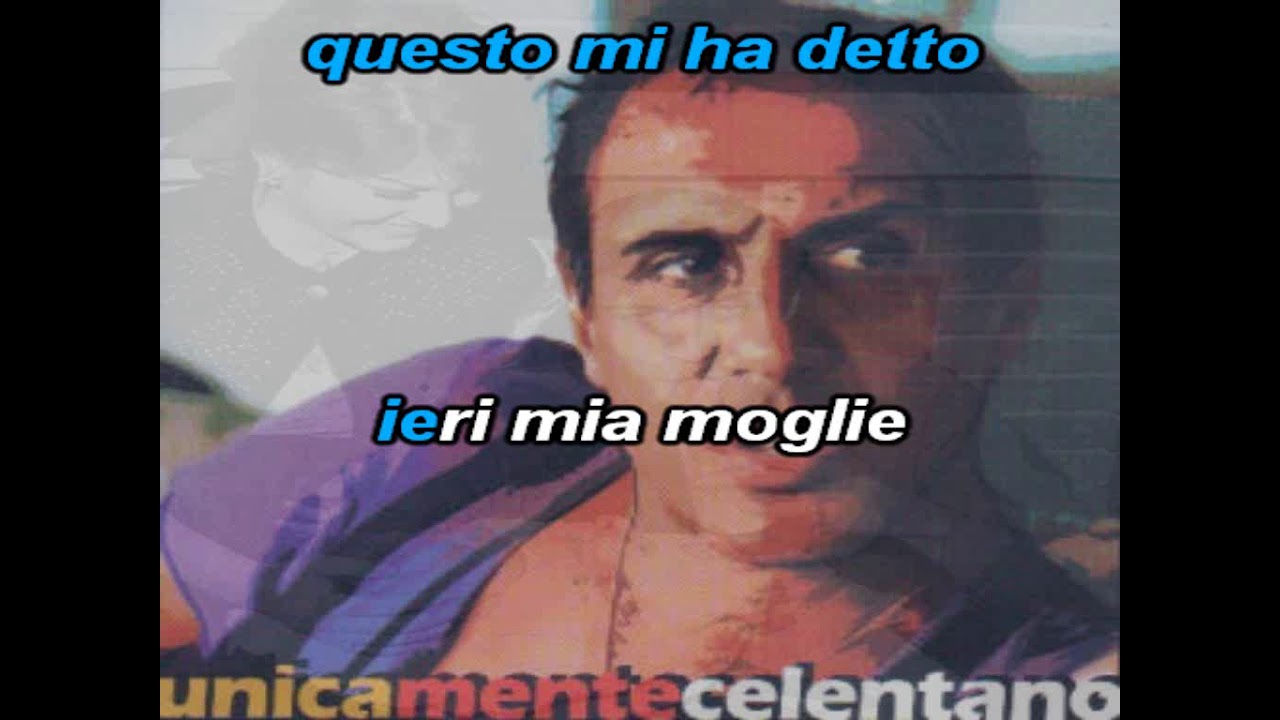 Adriano Celentano Chi non lavora non fa l'amore karaoke YouTube Adriano Celentano Chi non lavora non fa l'amore karaoke YouTube