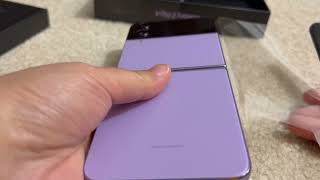 Samsung Galaxy Z Flip4 unboxing (simple) 2023