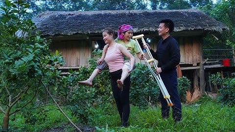 Disabled mother receives gift from factory owner - disabled legs are regenerated