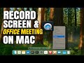 How to Record Screen &amp; Office Meetings on Mac with QuickTime Player | Step-by-Step Guide