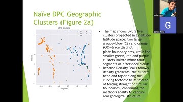 Clustering Earthquake Patterns by Using Density Peaks Clustering (DPC) By Patel Malav  Pinnu Ganesh