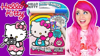 Coloring Hello Kitty & Friends Imagine Ink Coloring Book Sanrio Magic Ink Activity & Game Book