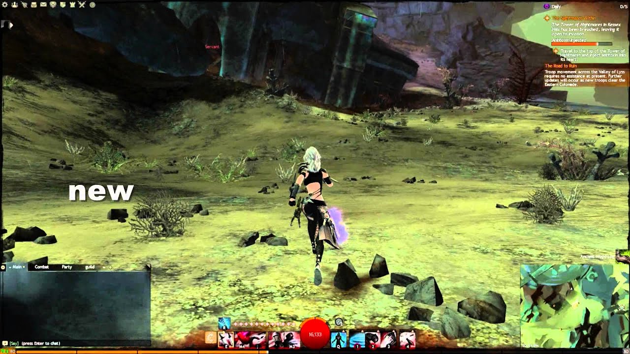 GW2 Human Female changed running animations