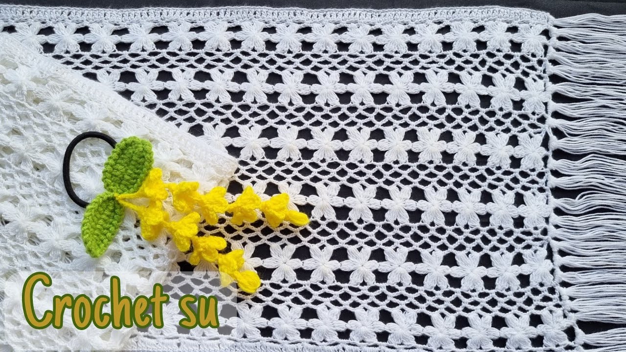 DIY စံပယ်ပန်းအကွက်ပု၀ါထိုးနည်း  Jasmine🍃(31)