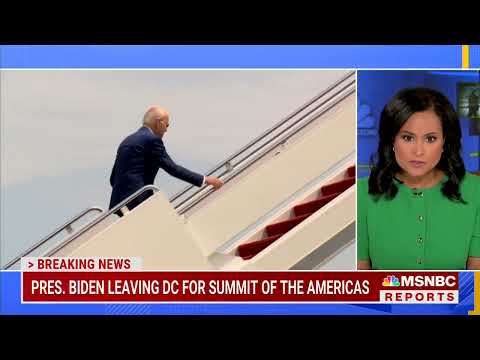 MSNBC As Biden Trips On Stairs: "It Appears As Though The President Did Have A Slight Trip"