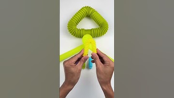 Creating and Crunchy POP-ASMR Yellow #diy #insideout #satisfyingvideos #relaxing #creative #oddasmr