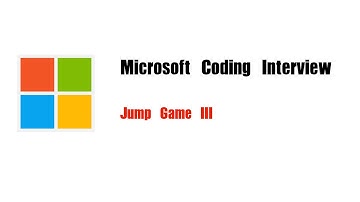 Microsoft Coding Interview Question | Leetcode 1306 | Jump Game III