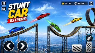 Vechile Games : stunt car extreme - Insane Mega Ramp Challenge! - Android Gameplay 