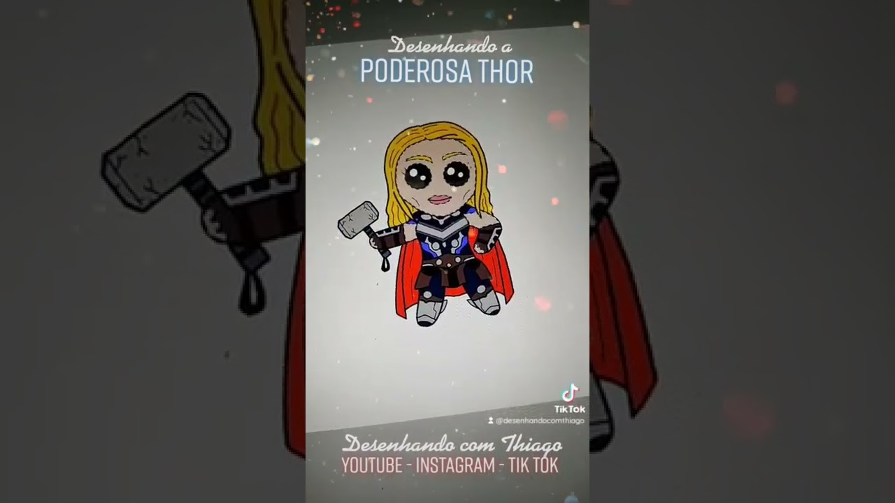 Desenhando a Poderosa Thor no Ibis Paint X 