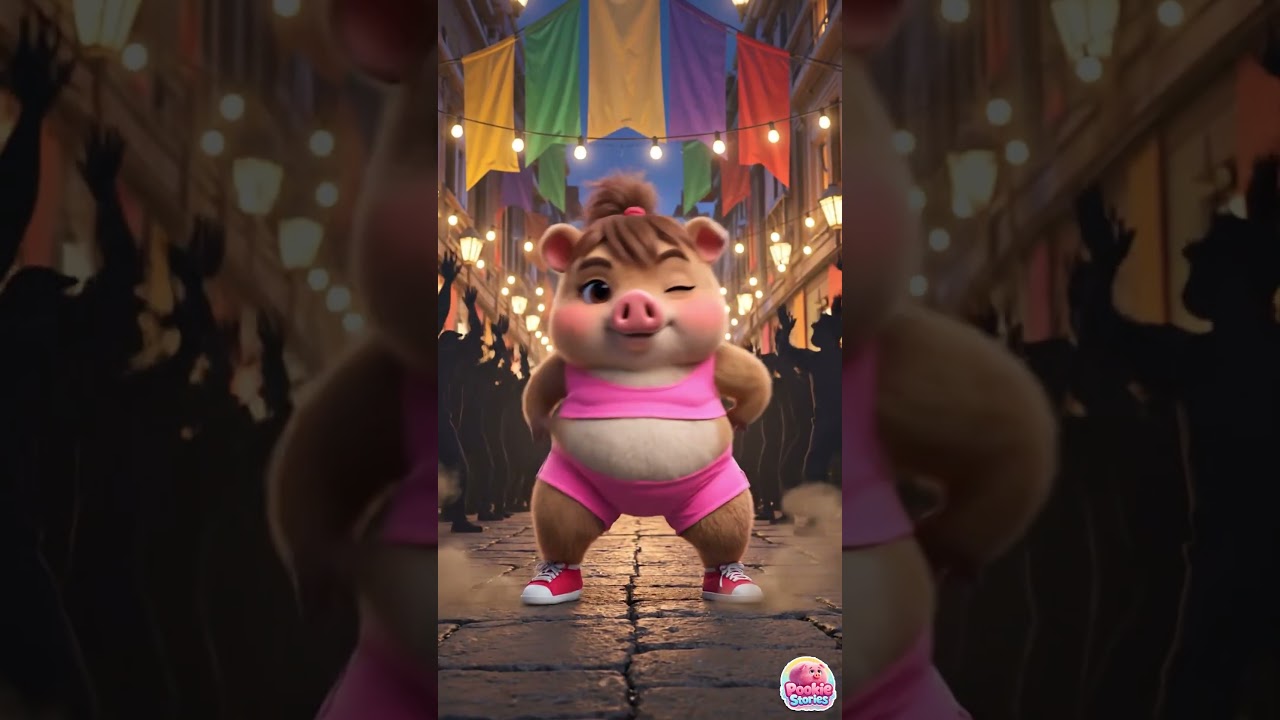 Piggy Dance Party! 🐷🎉 | Kids Dance Video | Fun Dancing Animal for Kids