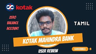 Kotak Mahindra Bank | Zero Balance Account | User Review | Tamil | Jeevs Technology