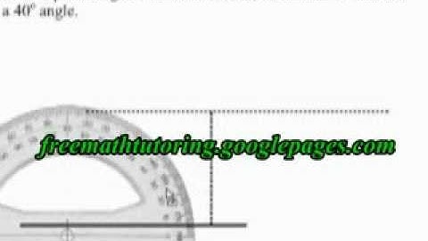 Draw a Parallelogram Given Base, Angle & Altitude