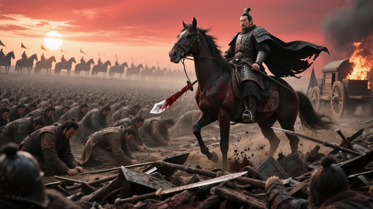 大將軍王翦賭上身家性命救駕，只用了三仟騎兵，就將五萬叛軍通通拿下！