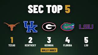 SEC College Football Rankings After Week 8 (2026): How Does 5-2 Texas Lead