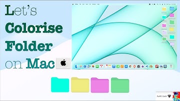 How to Change Folder Colour on Mac  🤔? In easy steps... | MacOS tutorials for beginners