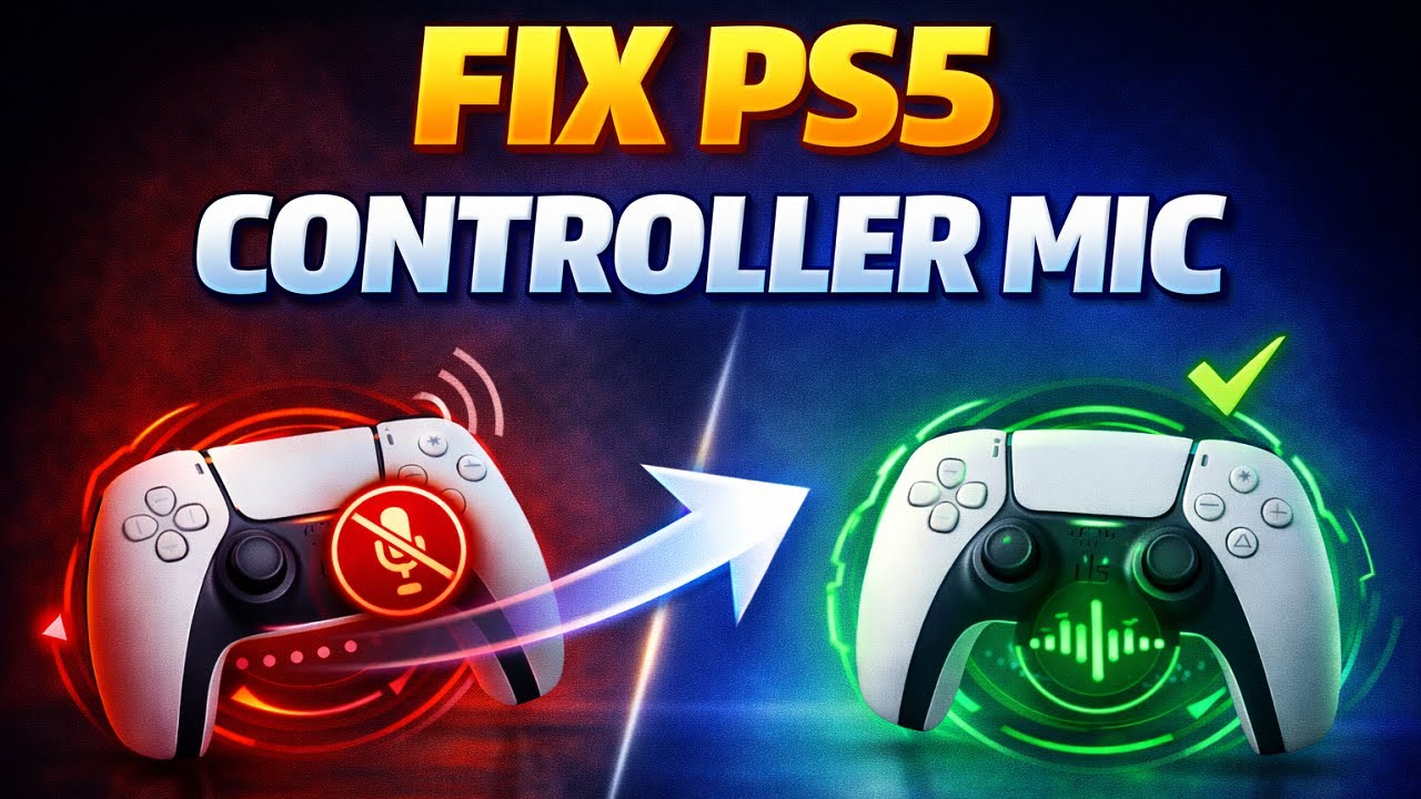 How to Fix PS5 Controller Mic