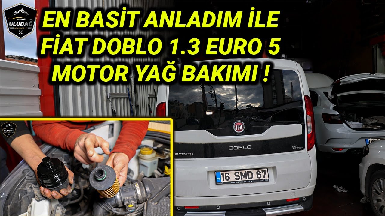 FİAT DOBLO 1.3 MULTİJET EURO 5 MOTOR YAĞ BAKIMI! (En Basit Anlatım ...