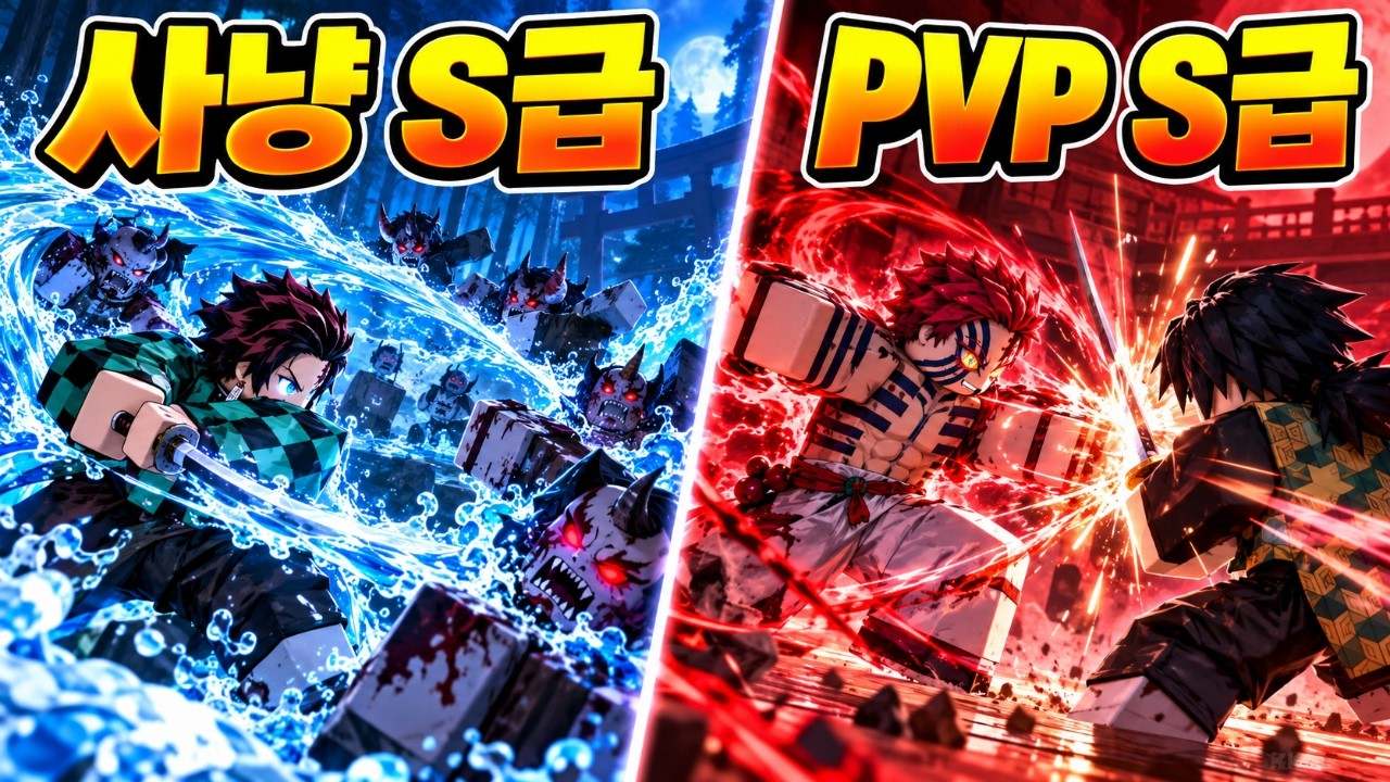 (로블록스) 프슬2 사냥 티어리스트 PVP 티어리스트 종결로 알려드립니다. [슬레이어2]