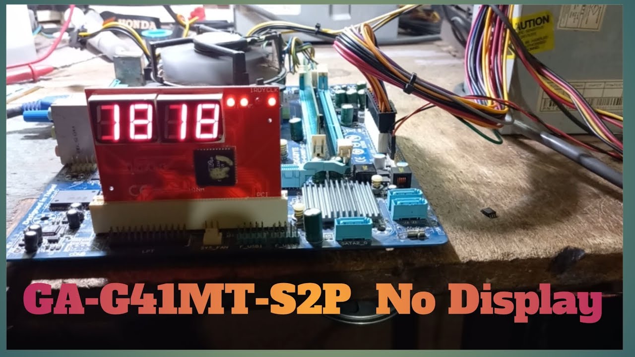 Gigabaety GA-G41MT-S2P Mother Board Ic Chip Damage No Display //How To Repair Ic Chips Damage //DIY/