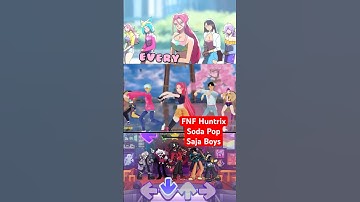 FNF Soda Pop But Huntrix X Saja Boys [Kpop Demon Hunters] #fnf #sodapop #huntrix