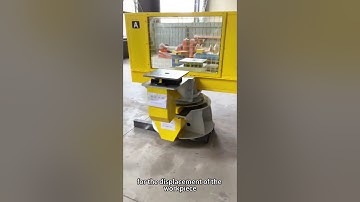 Three axis horizontal robot positioner #robot #manufacturing #machine #machinery