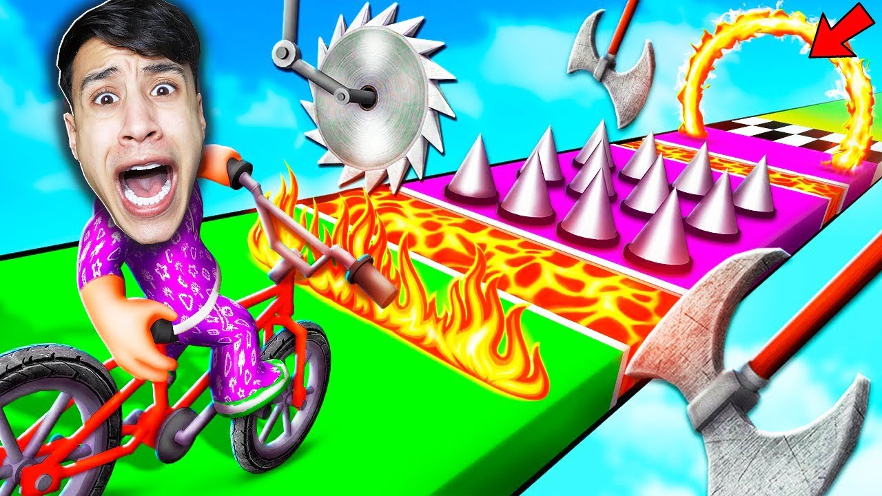 اصعب سباق دراجات في العالم ولكن النهايه كانت صادمه😭🚲 | Roblox !!