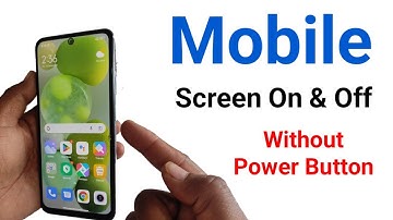 Mobile screen turn on/off without power button realme | bina power button phone screen on off kare