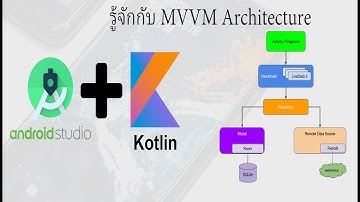 สอน Android Studio เบื้องต้น ด้วย Kotlin | เขียนแอพ #18 รู้จักกับ MVVM Architecture