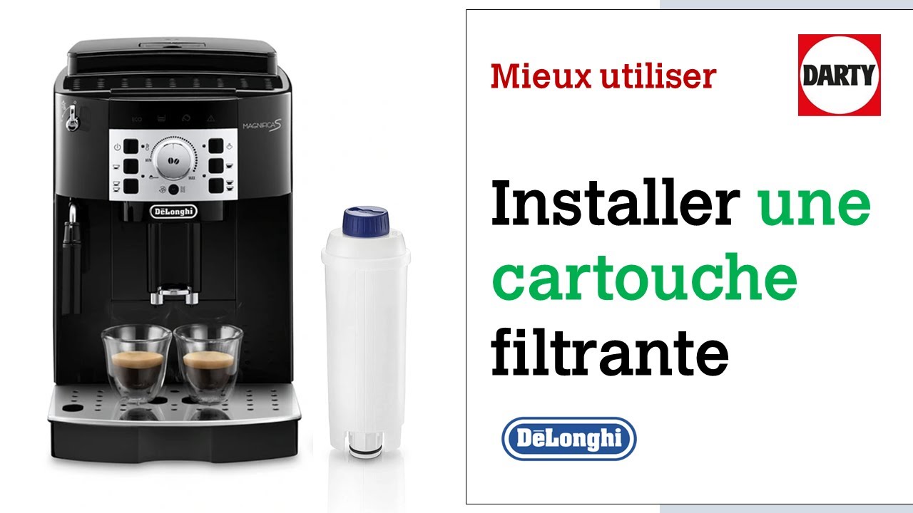 Remplacer la cartouche filtrante sur la Delonghi Magnifica S #delonghi  #cafe #expresso 