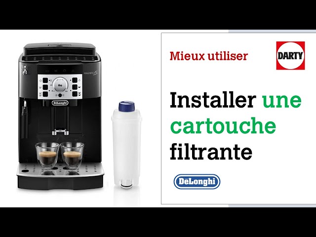 Comment installer un filtre sur une DeLonghi Magnifica S ?