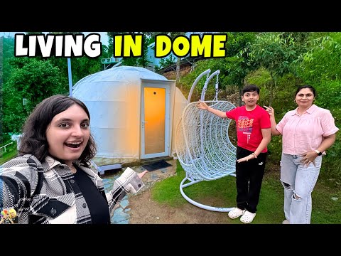 LIVING IN DOME | Family Travel Vlog | Aayu and Pihu Show