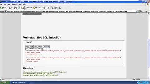 Tấn công SQL injection dùng Mod_sercurity chặn tấn công