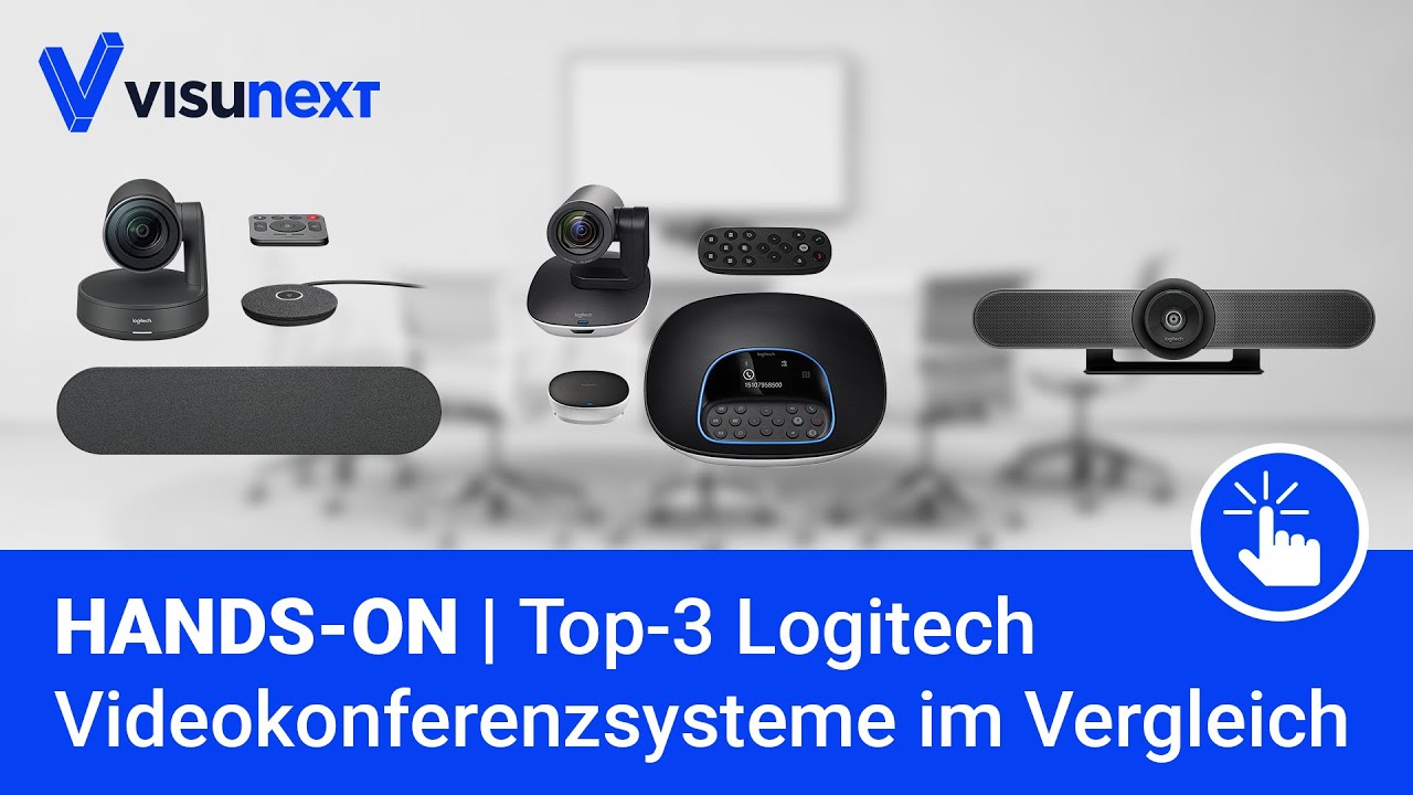 HANDS-ON | Top-3 Logitech Videokonferenzsysteme im Test - YouTube