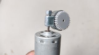 Amazing idea To Make Gear Motor at Home with pipe clamp