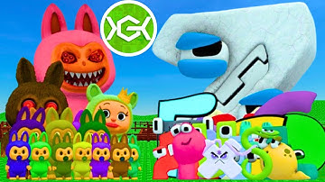 SECRET UPDATE Nextbot in Playground mod unlock All Labubu Family Vs All Roblox Alphabet Lore Family!