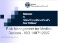 Medical devices  iso 14971  risk management