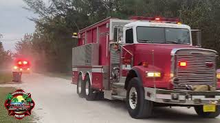 *FULL HOUSE RESPONSE* Palm Beach County Fire Rescue Station 14 Responding to a Residential Fire!