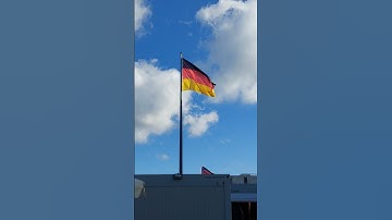 Germany flag blowing in the wind 🇩🇪 #n3wc0m3r #flag #berlin #germany #shorts #short #trending #2025