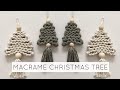 DIY: MACRAME CHRISTMAS TREE | EASY MACRAME TUTORIAL | MACRAME CHRISTMAS ORNAMENT