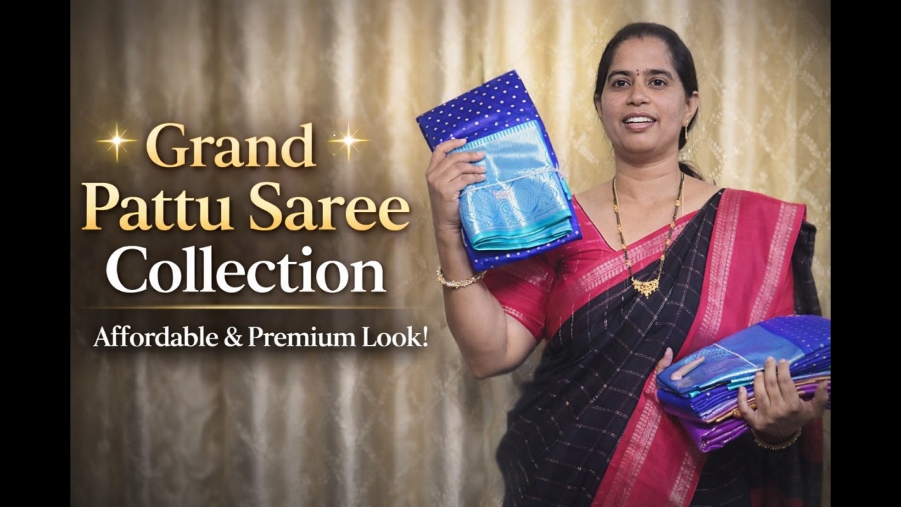 ✨ Grand Pattu Saree Collection – Affordable & Premium Look! ✨